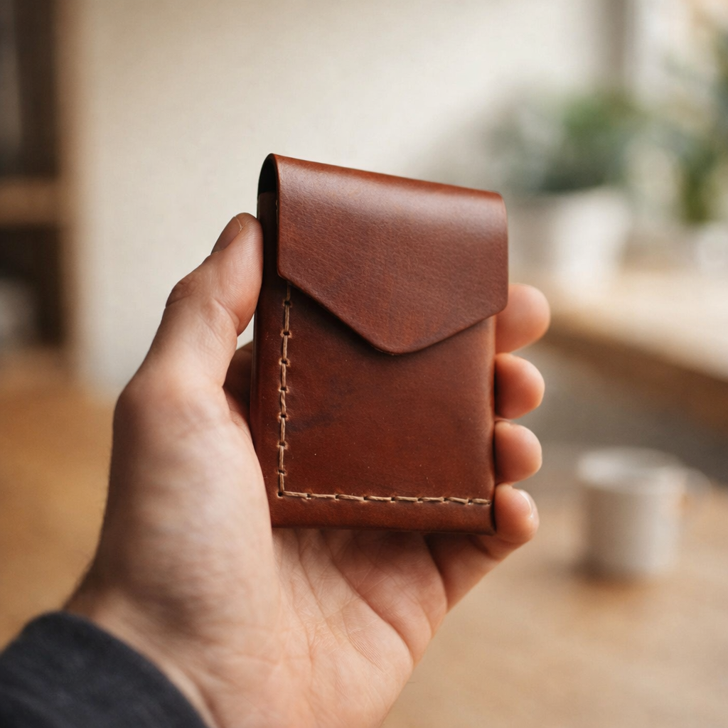 The WAYFARER Handcrafted Full-Grain Leather Wallet