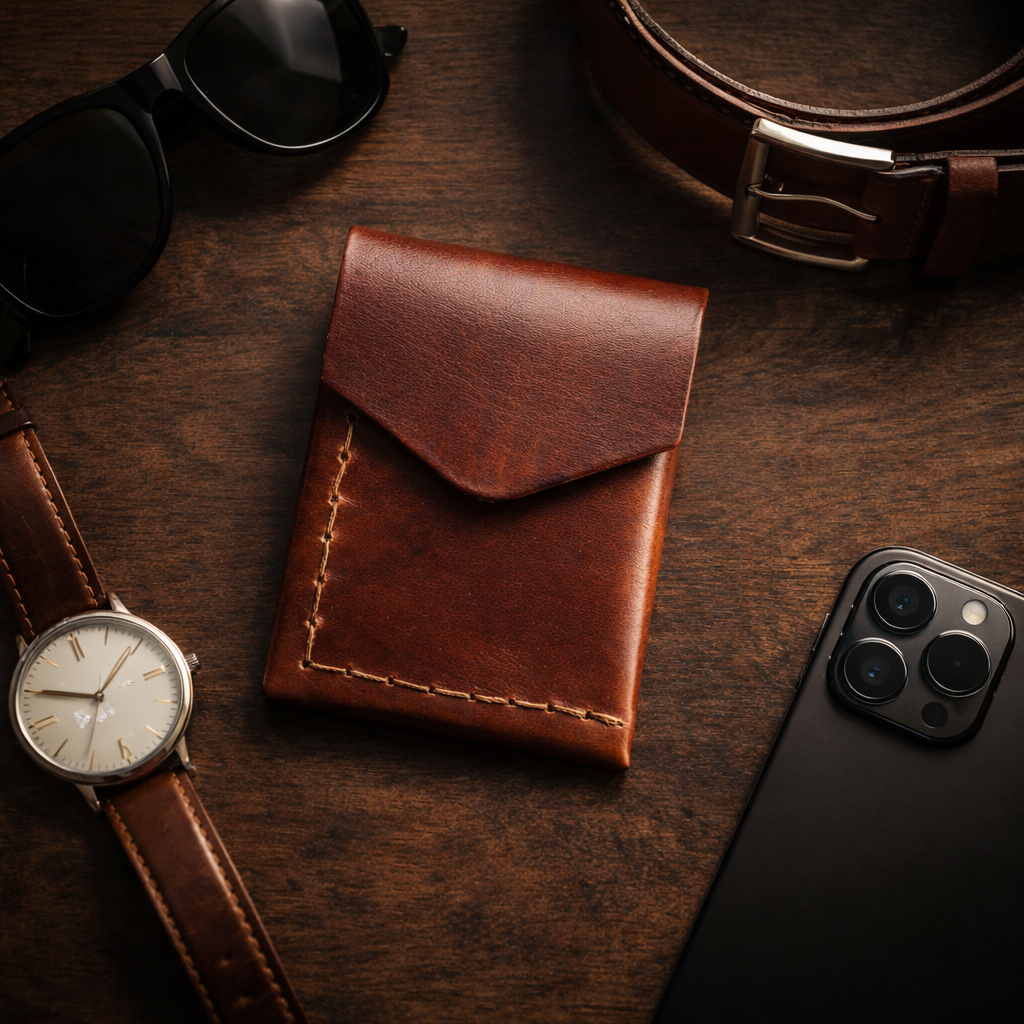 The WAYFARER Handcrafted Full-Grain Leather Wallet