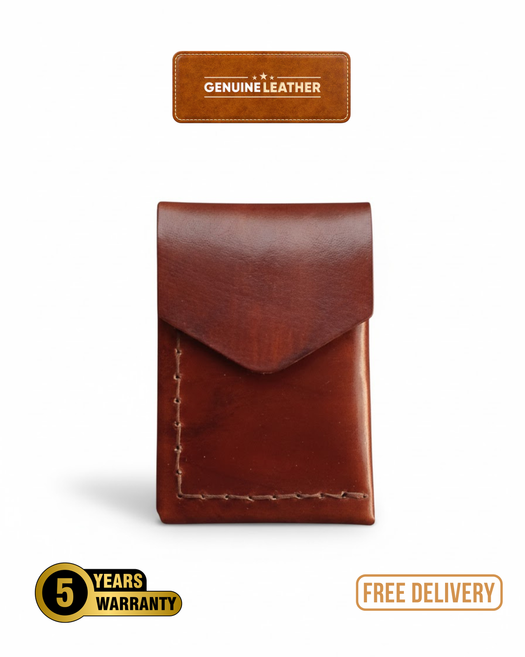 The WAYFARER Handcrafted Full-Grain Leather Wallet
