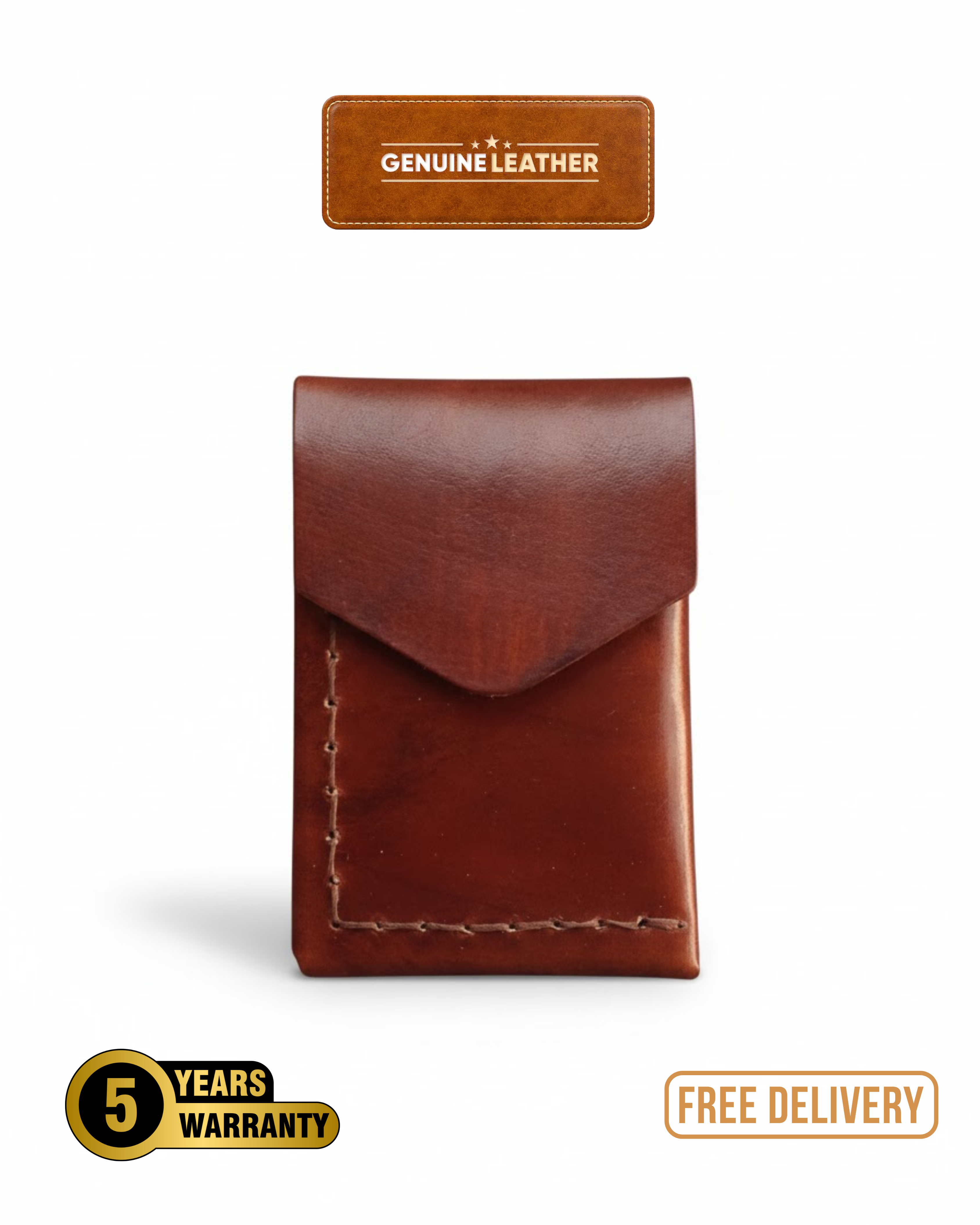 The WAYFARER Handcrafted Full-Grain Leather Wallet